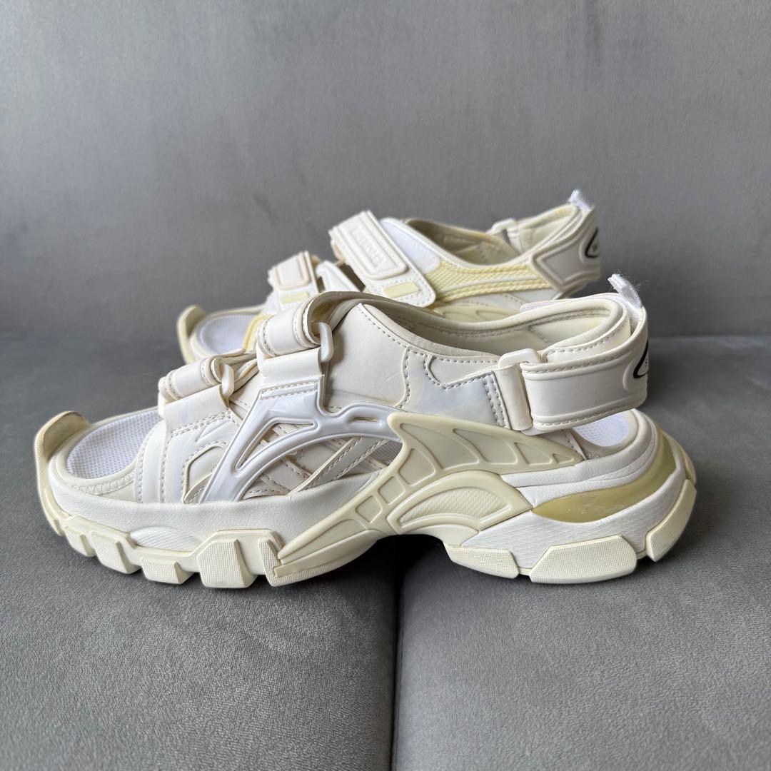 バレンシアガ トラック サンダル 617543 オフホワイト系 35 23cm