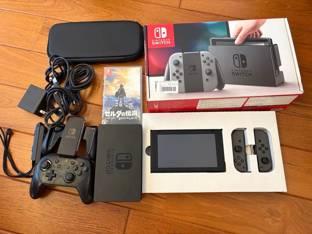 美品　Nintendo Switch本体　動作確認済　欠品なし　初期化済