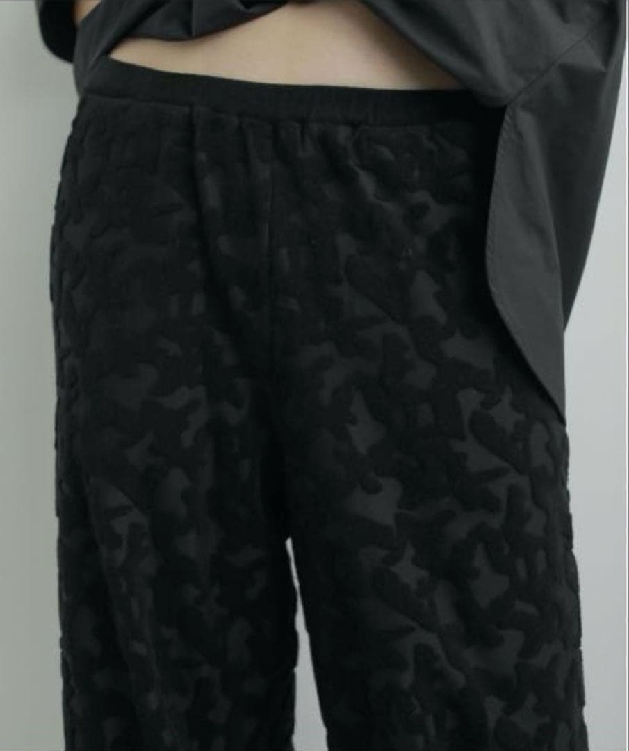 パンツ anuke Jacquard Rough Pants