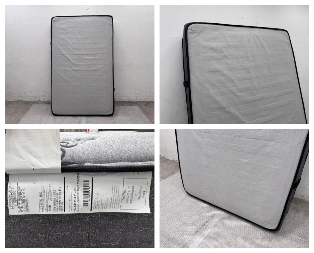 T6698☆展示極美品☆レガリア☆パーフェクション☆セミダブルマットレス☆IDC