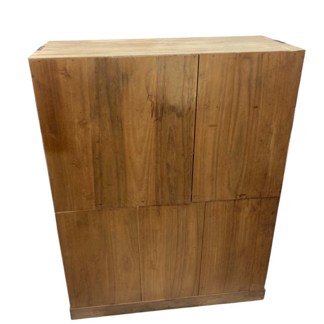 送料無料 昭和レトロ 桐ダンス 5段 上下セパレート可 鍵付き