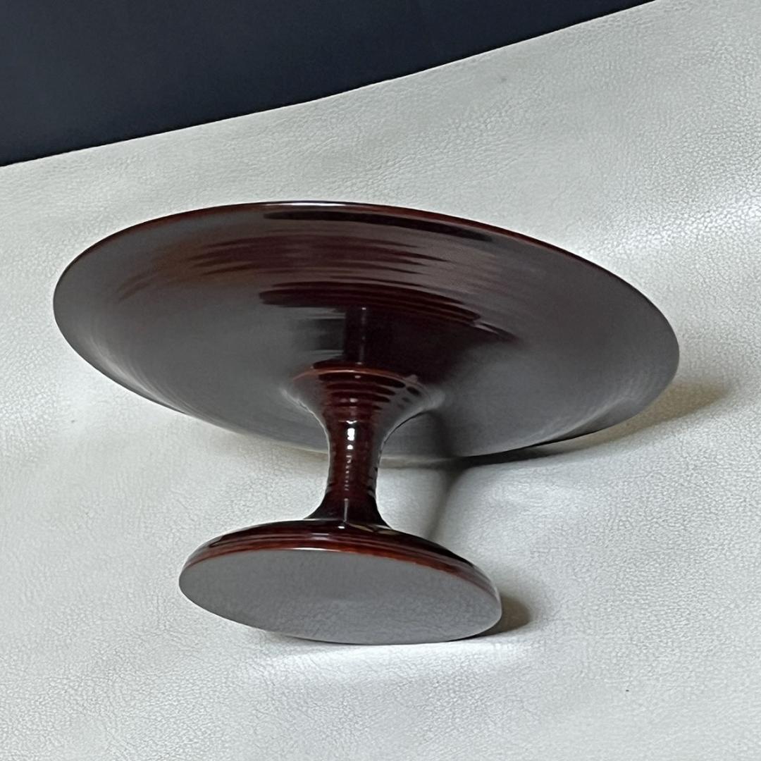 蒔絵 高坏 平安 陽光堂 共箱 木製 菓子器 茶道具 【k3271】