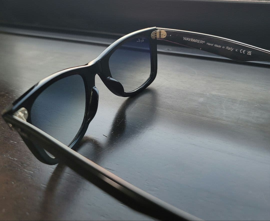 ❶⑨❻⓪　RayBanレイバンRB2140F ブルーグラデーション