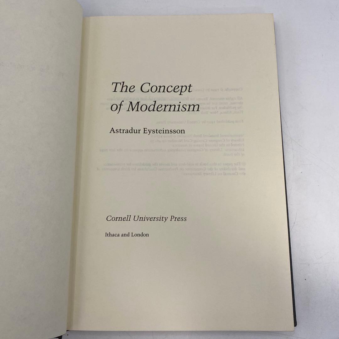 洋書 The Concept of Modernism