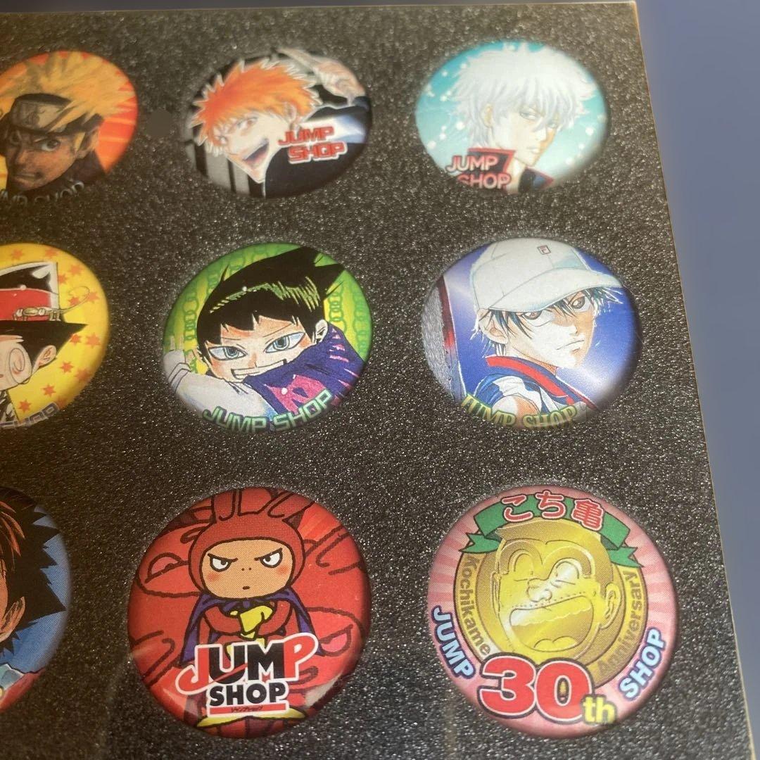 ジャンプショップ　記念缶バッジセット
