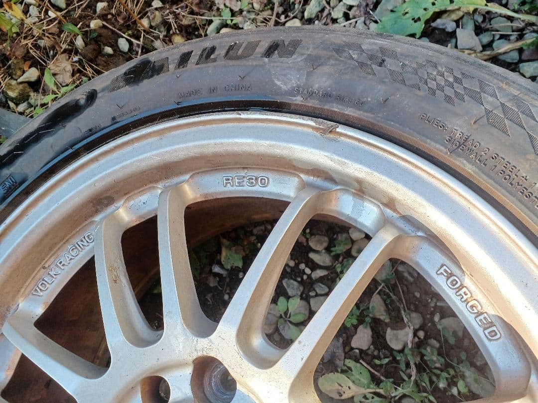 RAYS ボルクレーシング RE30 15インチ 鍛造ホイール4本セット