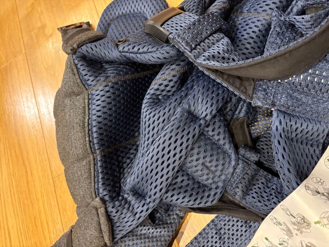 BABYBJORN 抱っこ紐 ネイビー ベビーキャリア HARMONY