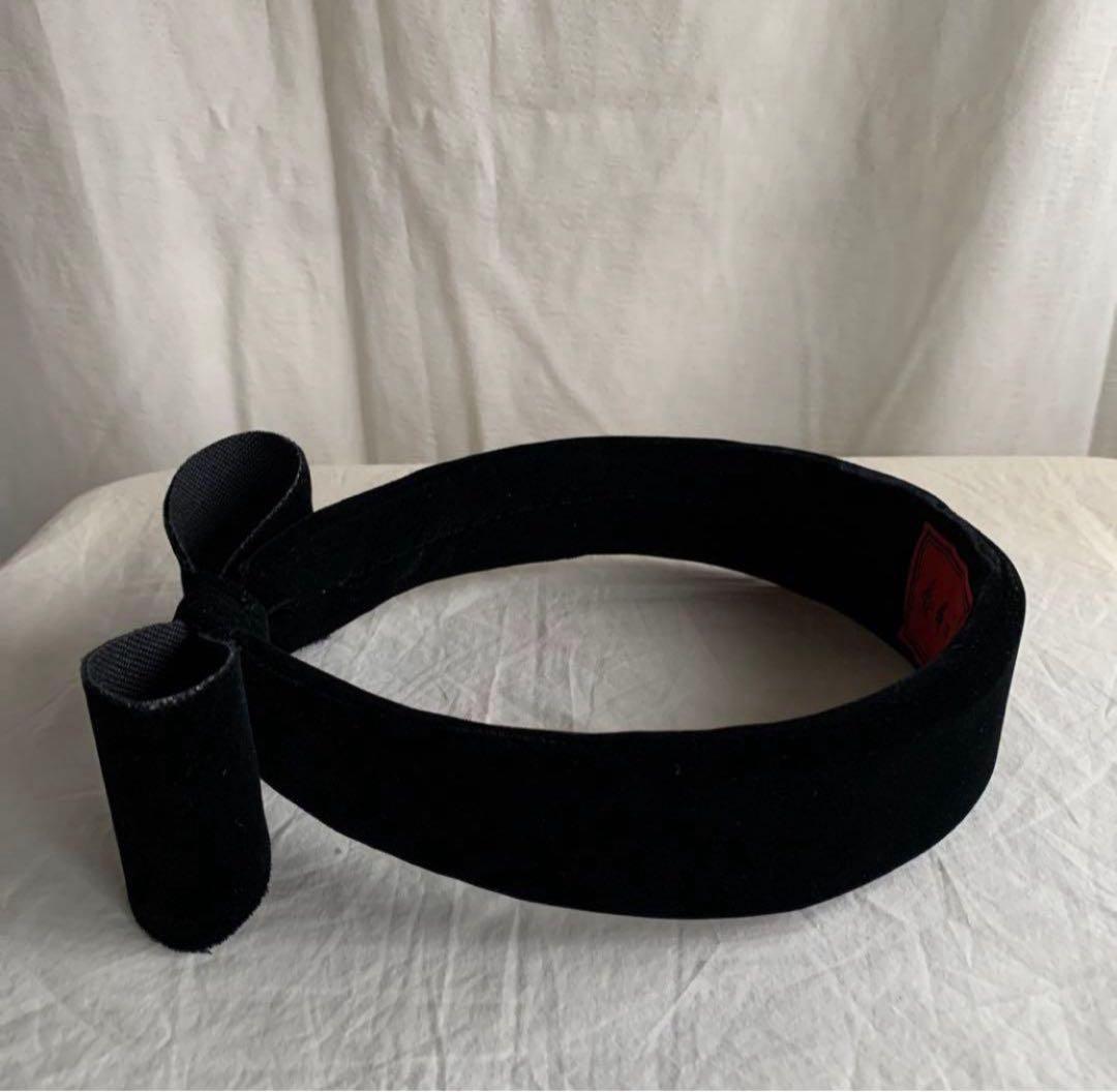 スグリ　ベルベットリボンヘアバンド　ヘッドアクセサリー　　ブラック