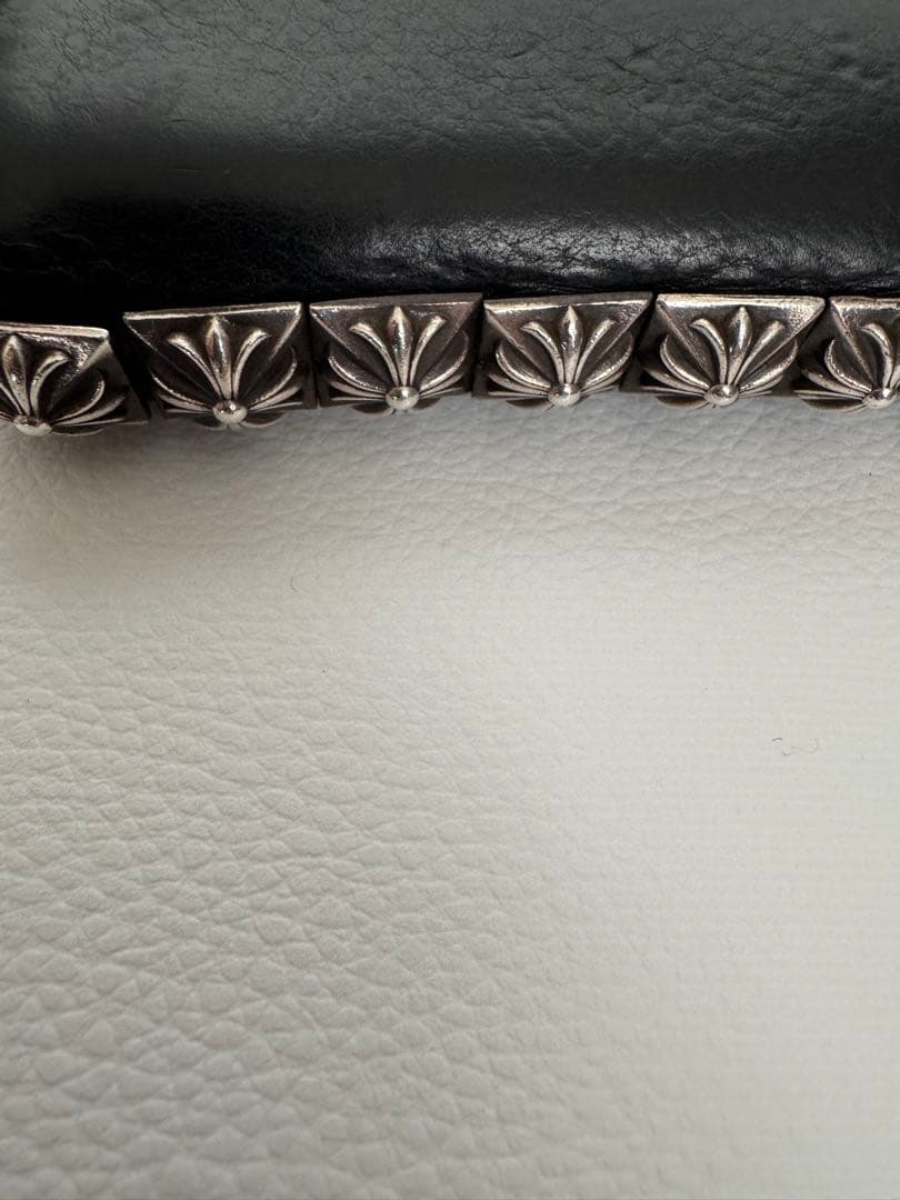 3 SIDE ZIP 3サイドジップ サイドピラミッドスタッズレザーウォレット