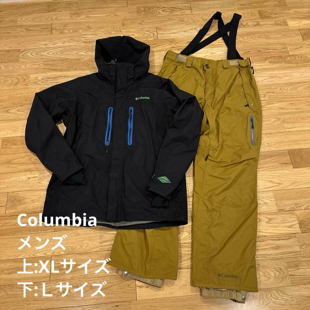 【USED】Columbia コロンビア　メンズ　スキーウェア上:XL下:Ｌ
