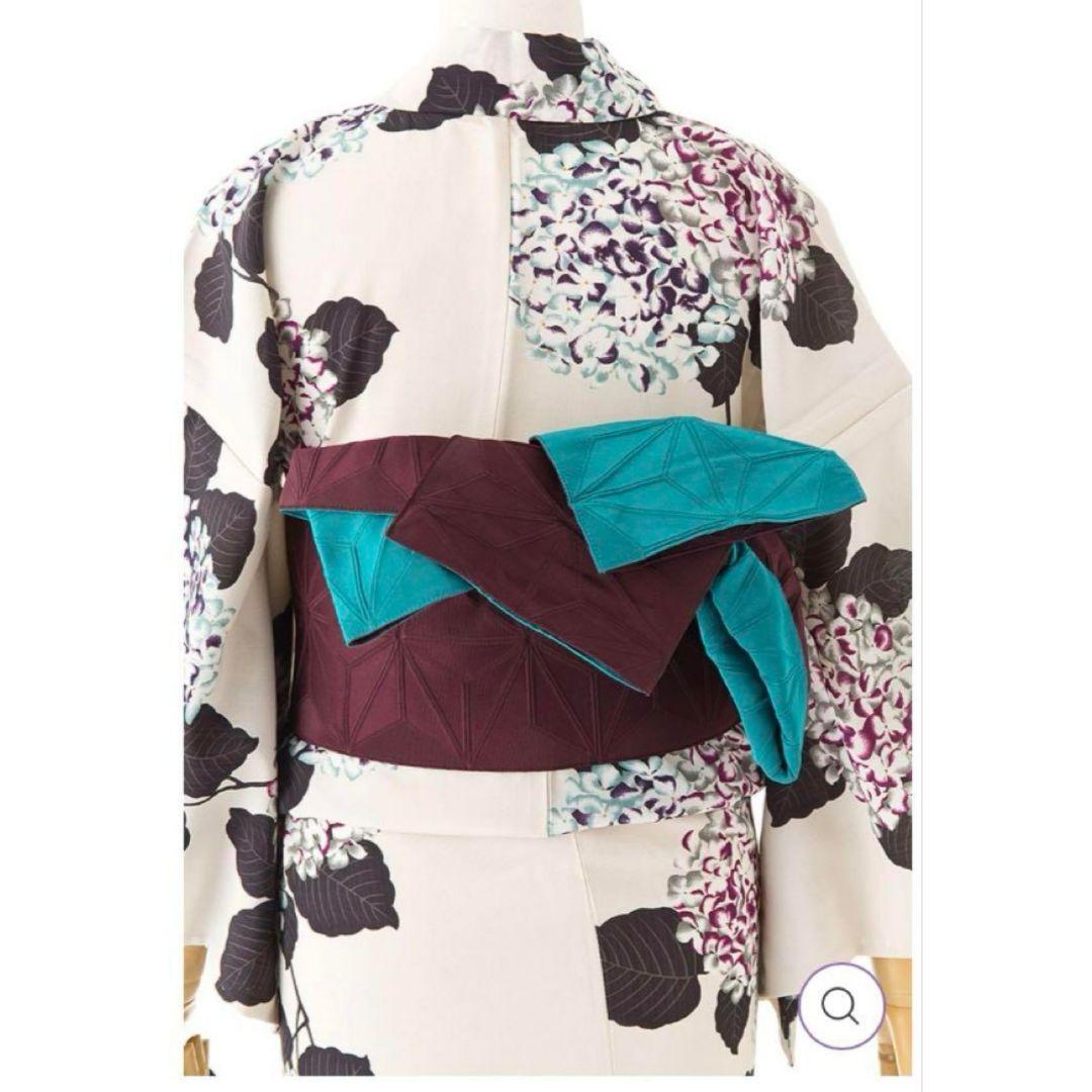 【新品・未着用】撫松庵 紫陽花柄 浴衣 セオα 単衣 ふりふ あじさい 夏