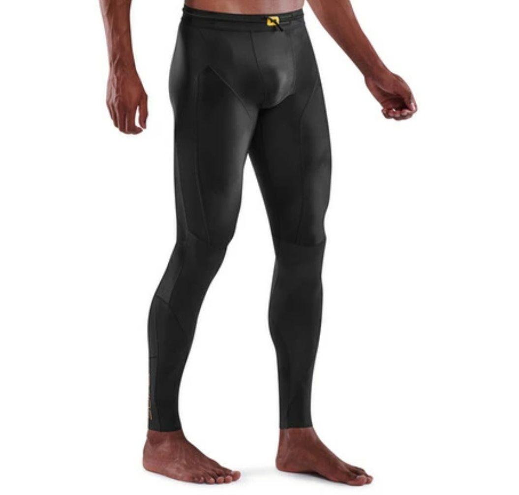 SKINS ブラック コンプレッションレギンス L