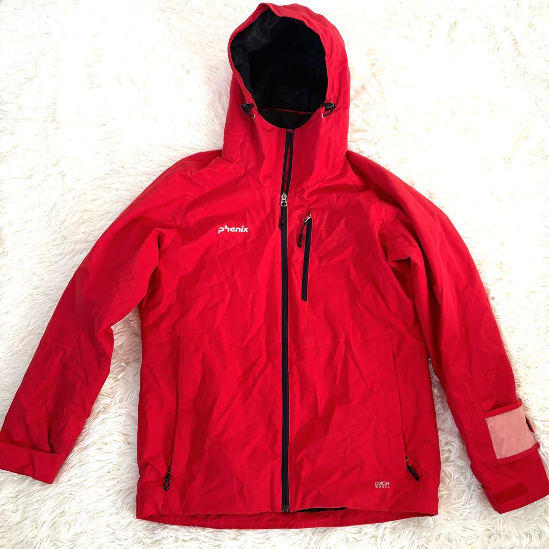 美品☆Phenix フェニックス　スキーウェア上下　スノボ　レッド　紺　Mサイズ