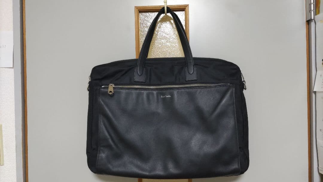 ★美品★ポールスミス ビジネス ブリーフ 2way レザー ブラック