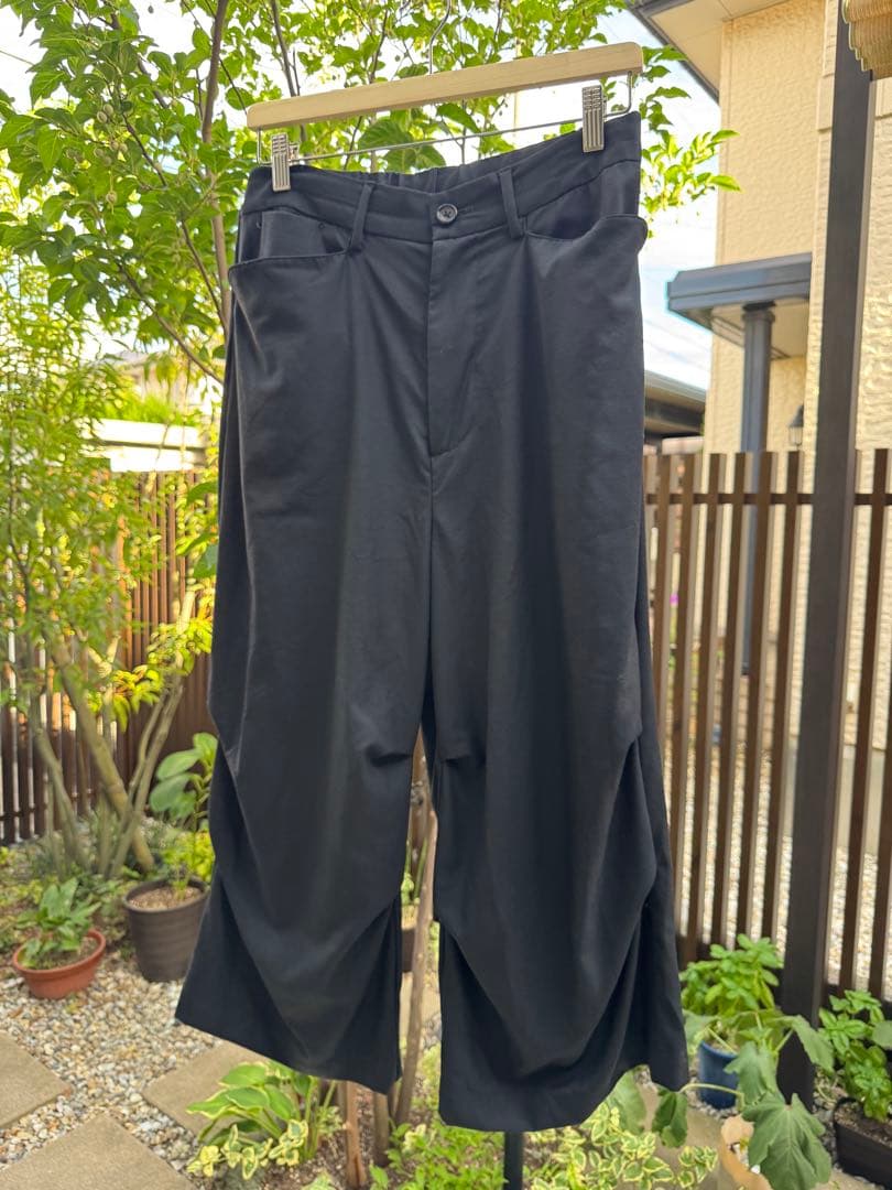 ヨーコサカモト　YS ブラックワイドパンツ