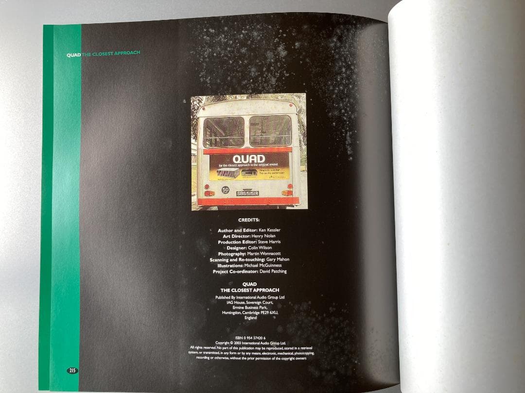 アート・デザイン・音楽 QUAD THE CLOSEST APPROACH Ken Kessler