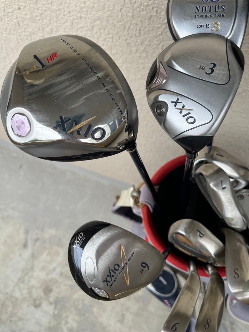 ゆ*ゆ様 レディース！豪華XXIO等女性用ゴルフセット+稀少スヌーピキャディバッ