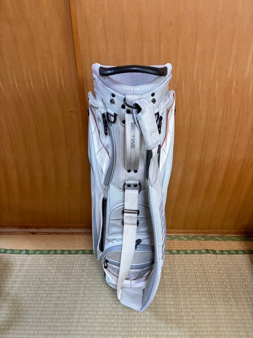 BRIEFING ホワイト キャディバッグ