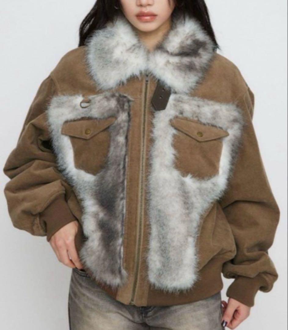 LAGUAGEM CORDUROY OVER ブルゾン ブラウン 2/15まで‼️