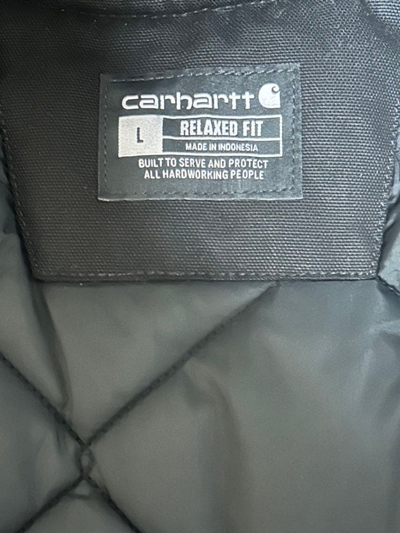 Carhartt カーハート　ブラック ダックベスト L