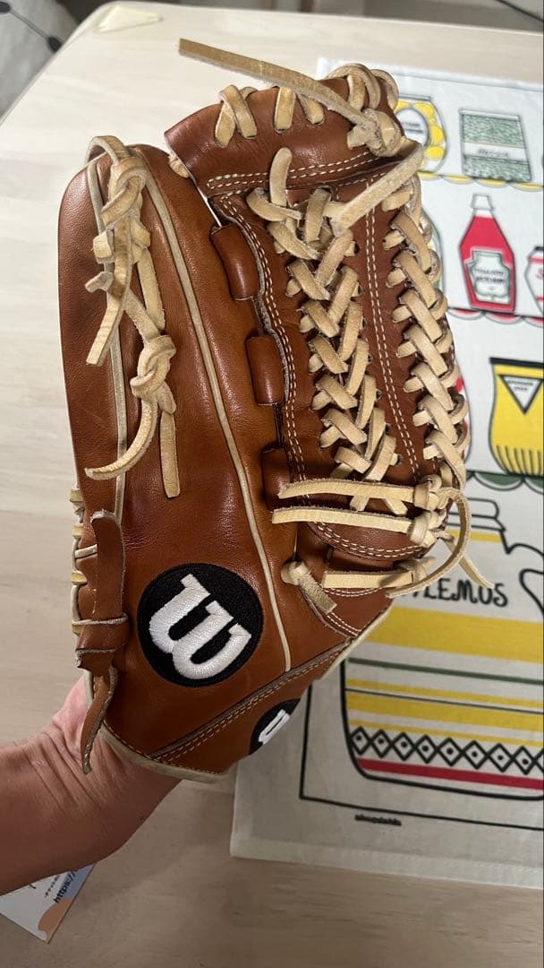Wilson A2000 硬式グローブ 左利き用　ブラウン