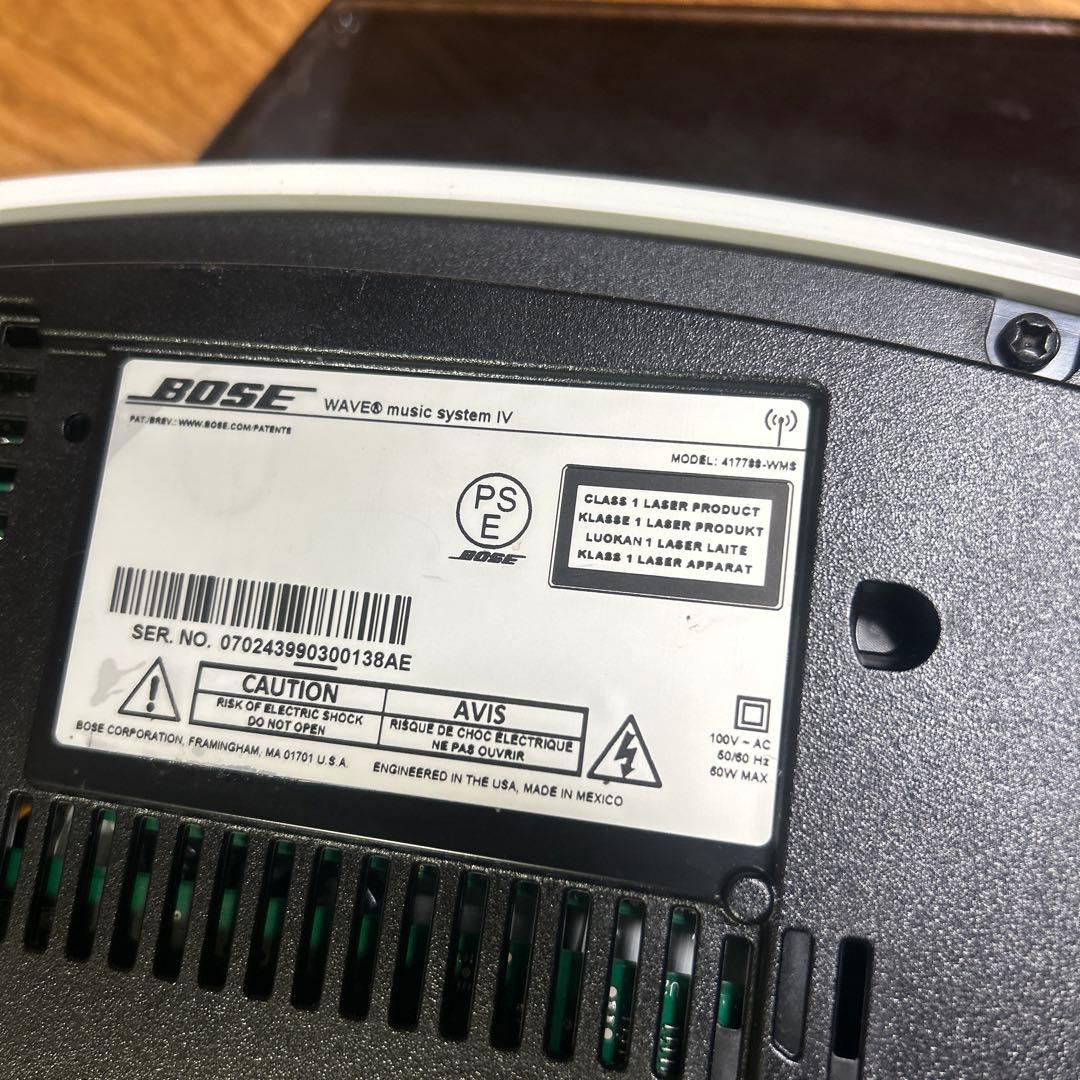 【美品】BOSE MODEL.417788-WMS