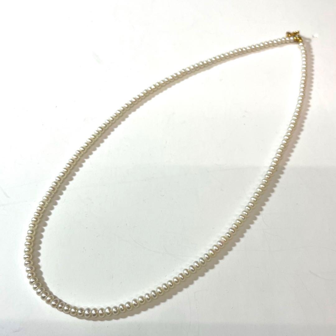 K18 ネックレス　本真珠　ファッション　アクセサリー　レディース