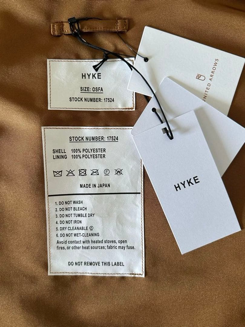 【新品未使用25AW HYKE /ハイク】ボアベスト