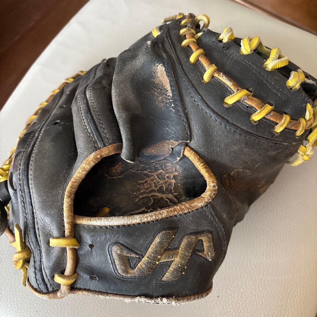 黒 レザー 硬式野球グローブ