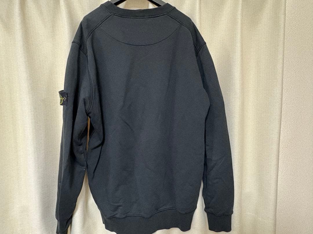 STONE  ブラック スウェット