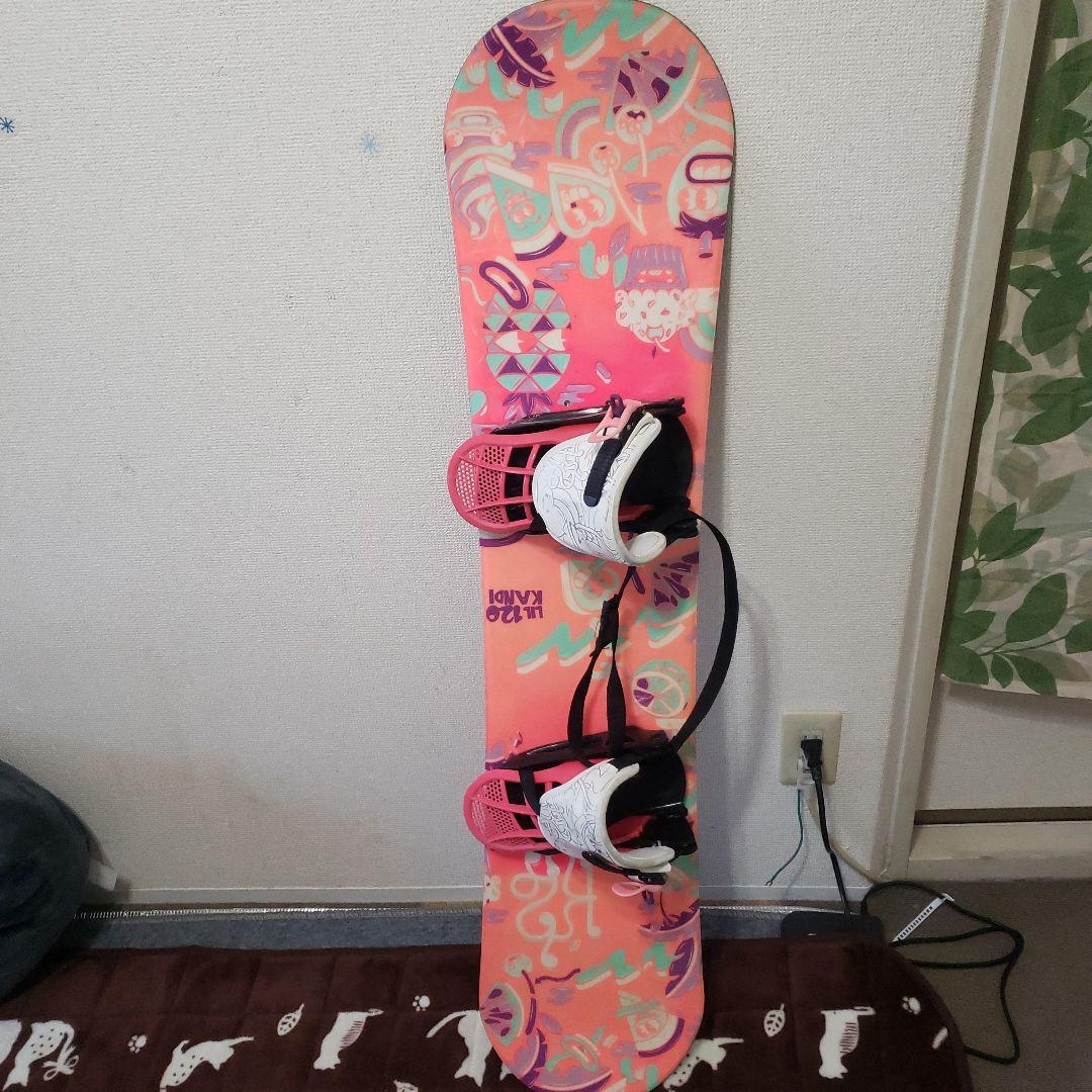 K2 Kandi スノーボード ビンディング付き　キッズ120cm
