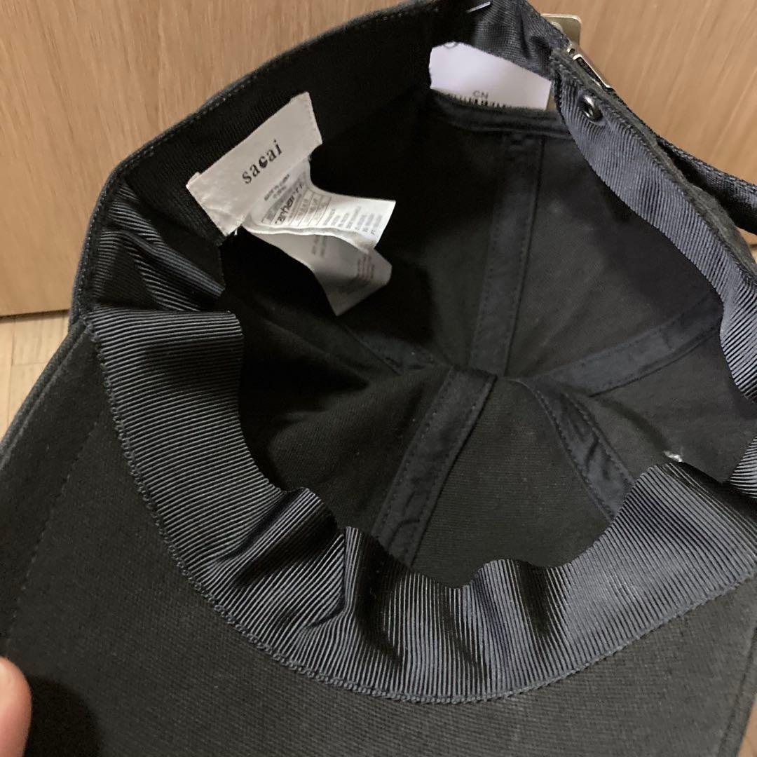 Sacai x Carhartt WIP ブラックキャップ