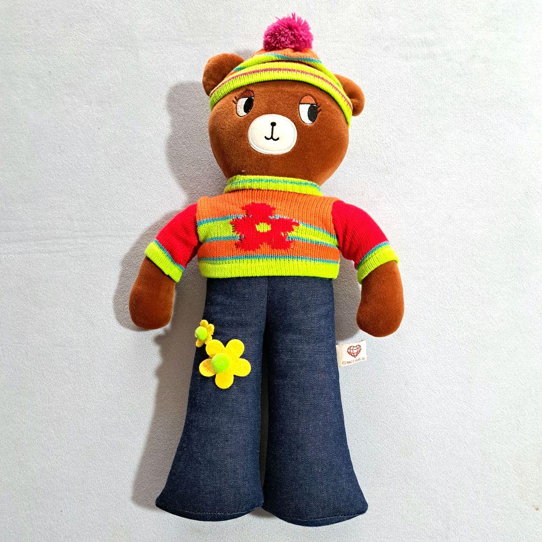 バギーズジーンズベア　nao's デニムを履いたくまのぬいぐるみ　レトロ