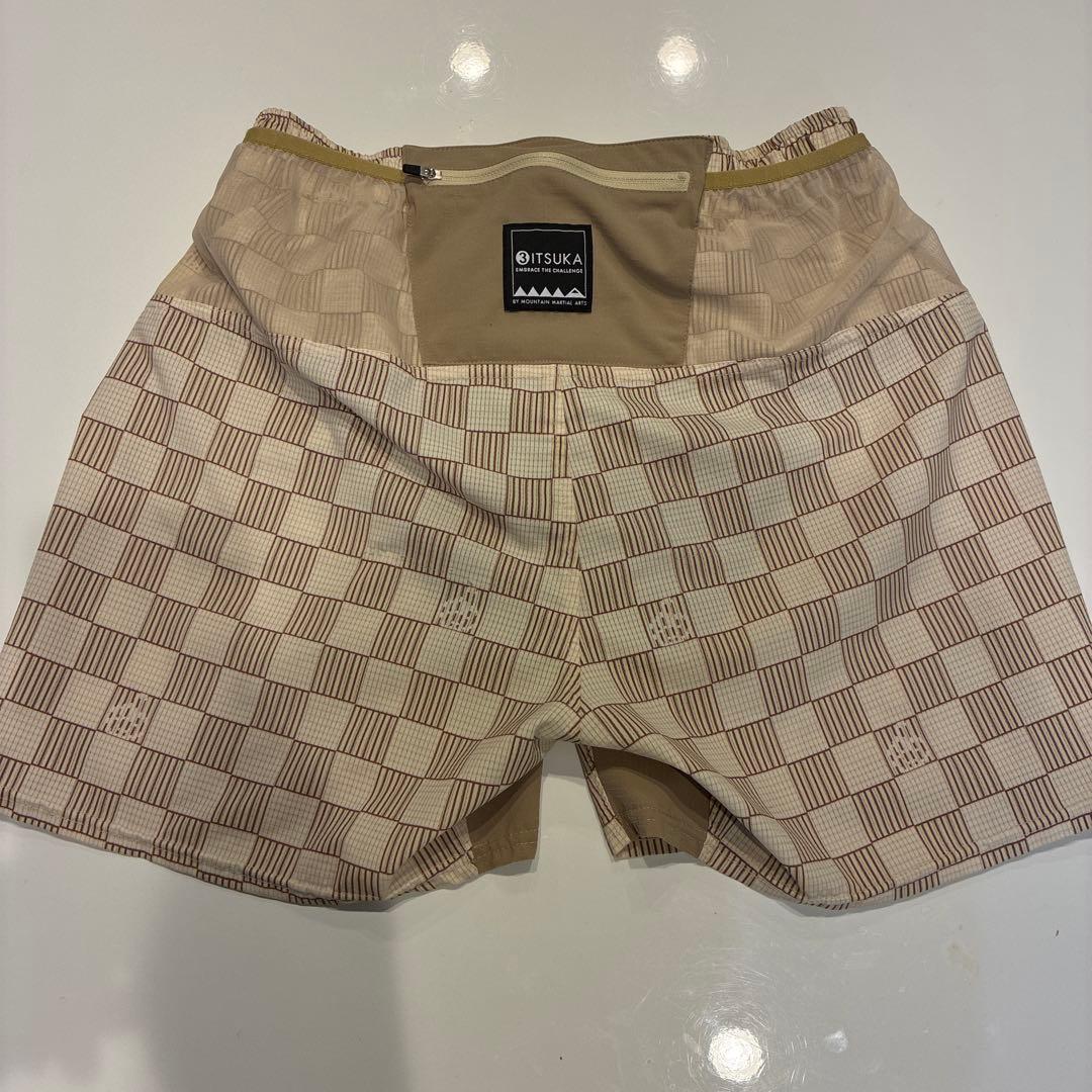 三津家貴也　MMAx3ITSUKA Checker Racing Shorts