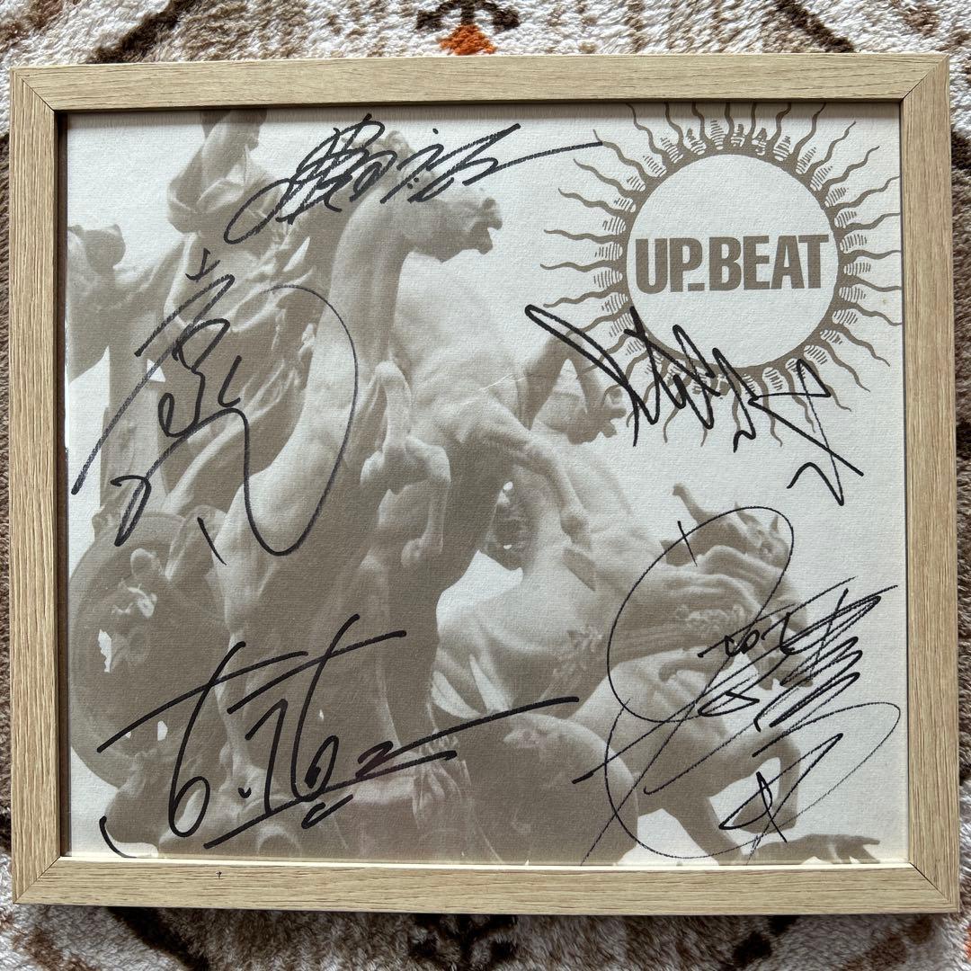 UP-BEAT アップビート 広石武彦 CD14枚 直筆サイン色紙セット