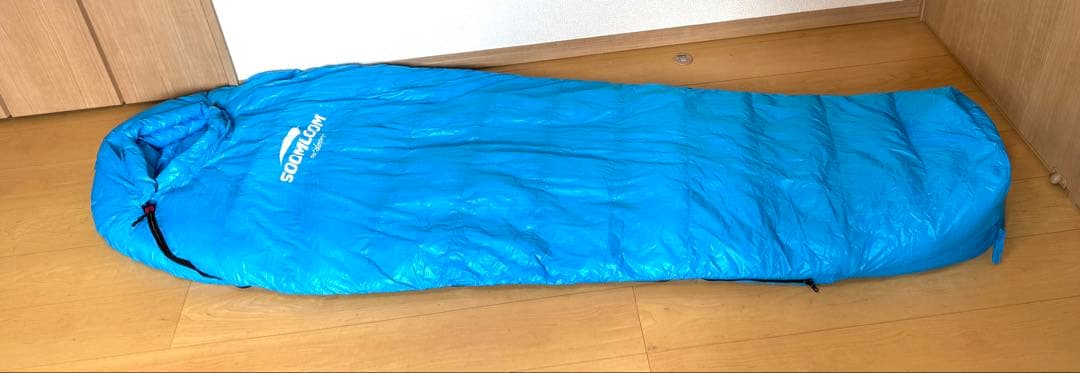 soom loomマミー型 ダウンシュラフ210x80cm ダウン寝袋　800g