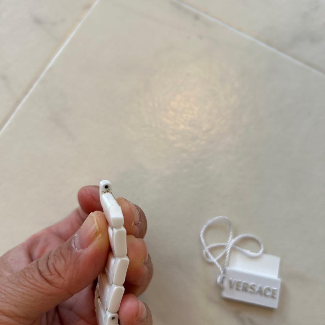 VERSACE ホワイトセラミック時計