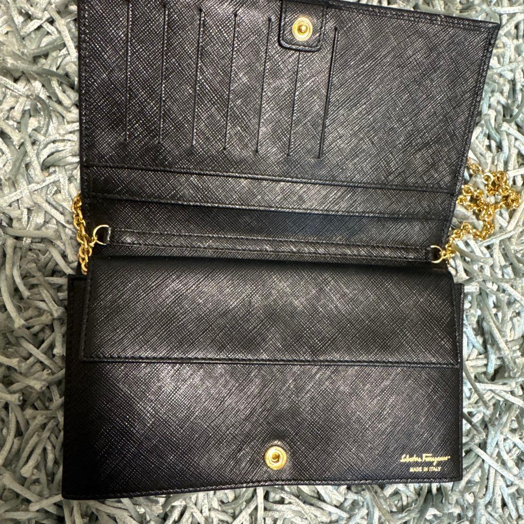 リボン付きブラックパーティーバッグ