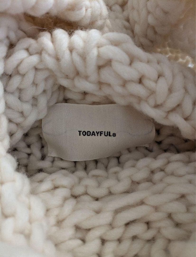 帽子 TODAYFUL Hand Knit Balaclava