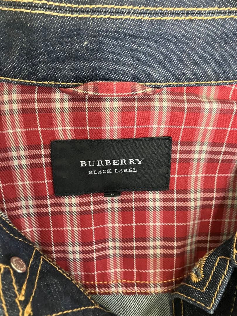 レア BURBERRY BLACK LABEL デニムジャケット