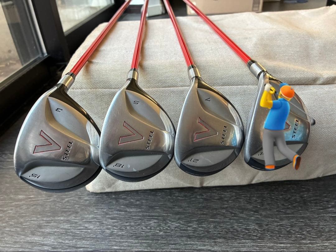 テイラーメイド　V Steel フェアウェイウッド 3本セット