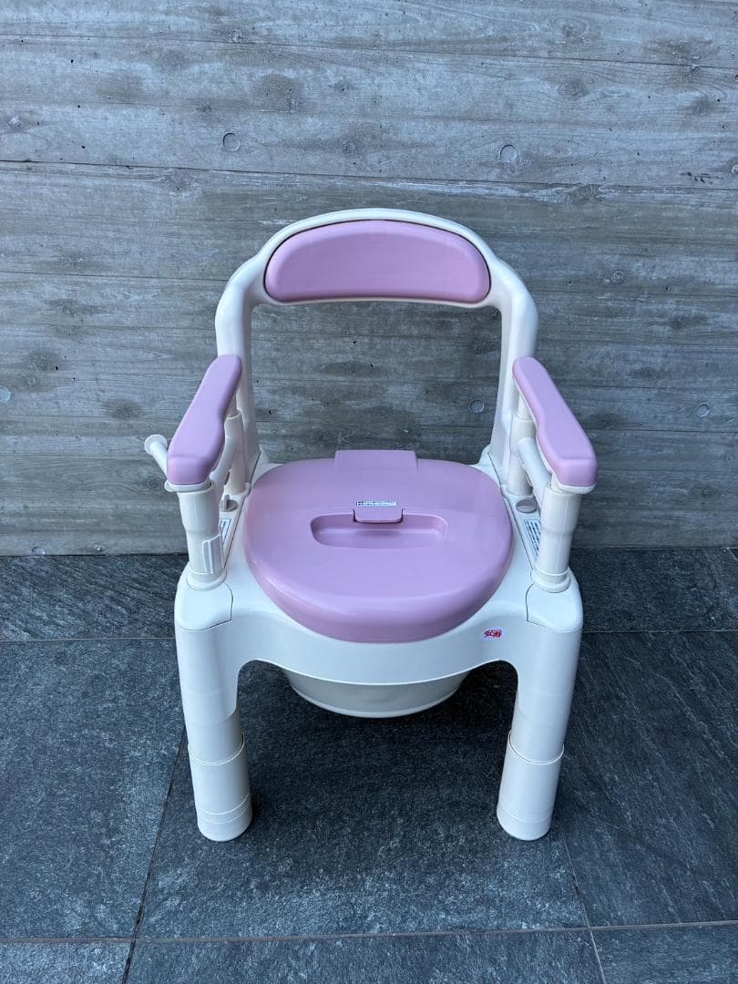 安寿　ポータブルトイレ　アロン化成　FX-CP 補高ナシ サクラ