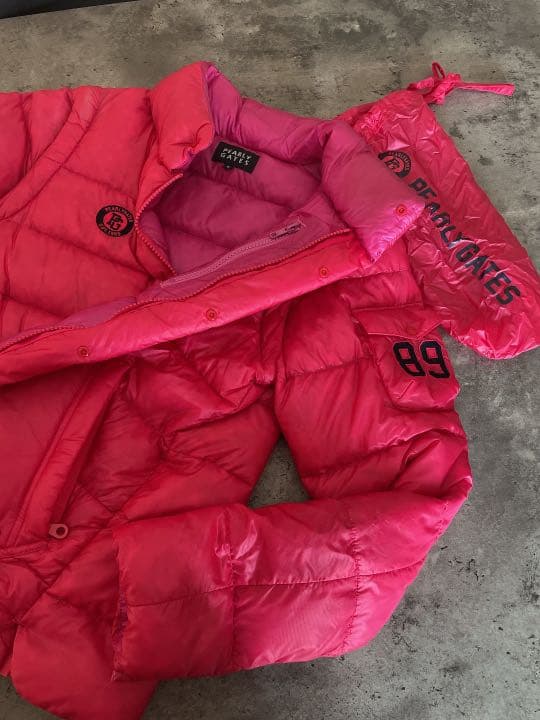 パーリーゲイツ　折り畳みダウン　ピンク