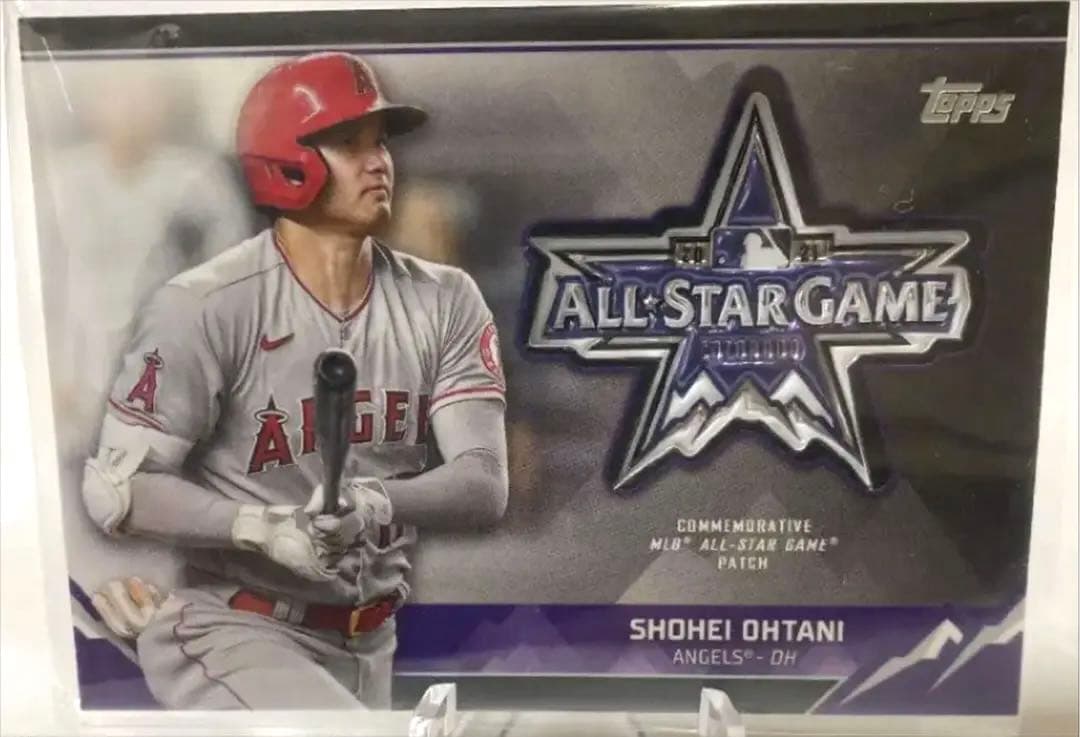 限定199 大谷翔平2021Toppsアップデート-オールスターパッチレリック
