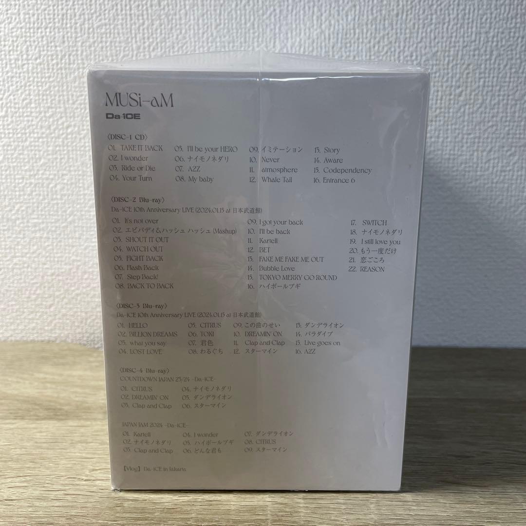 Da-iCE MUSi-aM 初回生産限定盤(CD＋3Blu-ray)