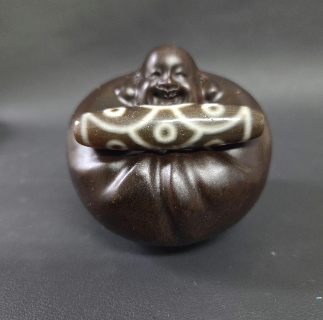 989　天珠　九眼天珠　魚鱗　龍鱗　蓮座　　dzibeads！