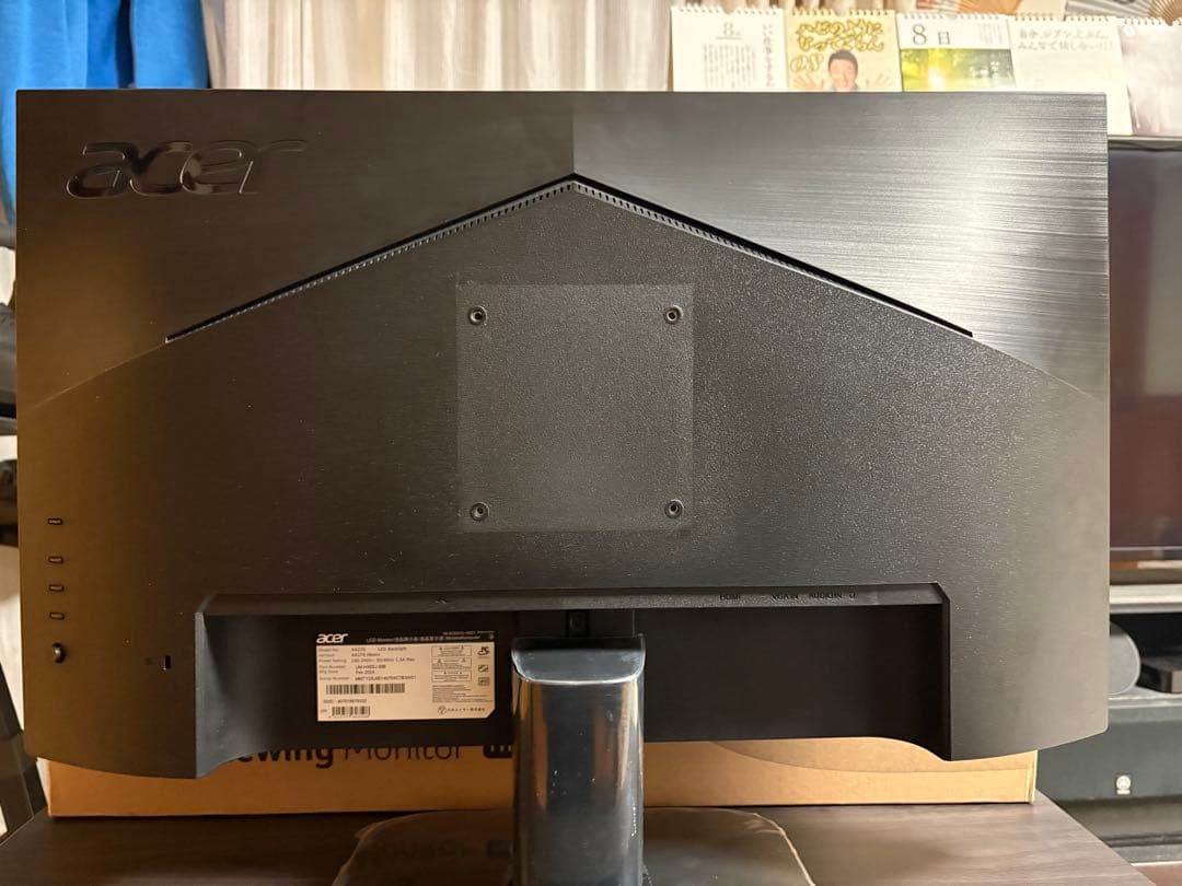 acer KA270 27インチ FHD モニター　2024年製
