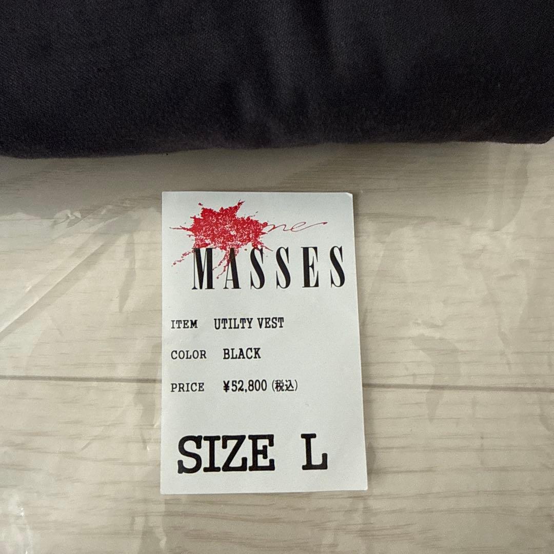 【新品未使用】MASSES UTILITY VEST - Black / L