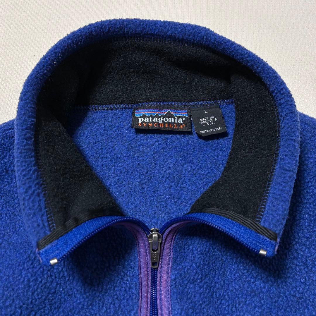 魚*圭様 Patagonia SYNCHILLA フリースベスト 90s サイズ
