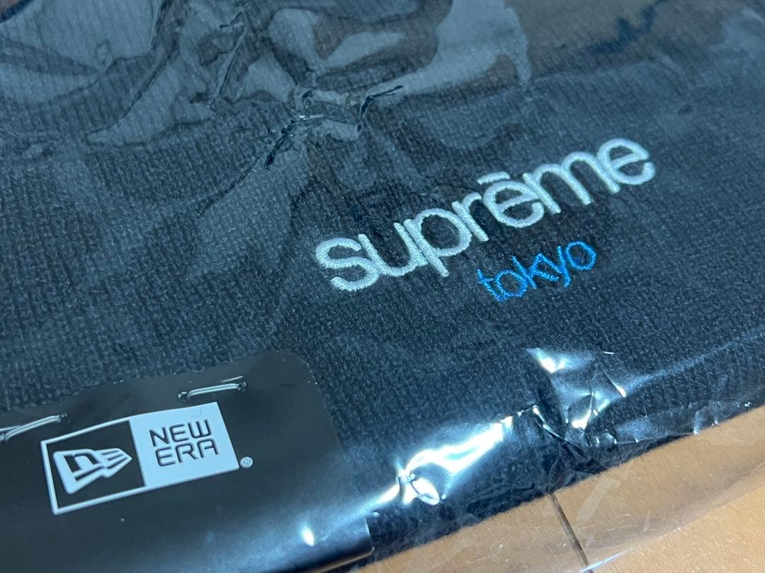 帽子 Supreme New Era Classic Logo Shop Beanie